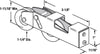 Prime-Line 1-1/4 in. D X 5-7/8 in. L Steel Roller Assembly 1 pk
