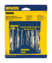 Irwin Hanson 13/32 in. High Speed Steel Bolt Extractor Set 7 in. 6 pc - Deal of The Week