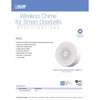 Feit White Plastic Wireless Smart-Enabled Door Chime Bell