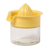 Lifetime 5-1/4 in. W x 5-1/2 in. L Clear/Yellow Glass/Plastic Manual Juice Press (Pack of 6)