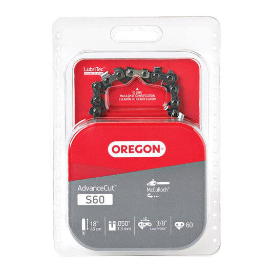 Oregon AdvanceCut S60 18 in. 60 links Chainsaw Chain