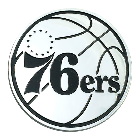 NBA - Philadelphia 76ers 3D Chromed Metal Emblem