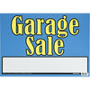 Hillman English Blue Garage Sale Sign 10 in. H X 14 in. W (Pack of 6)