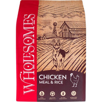Wholesomes Whole Grain Adult Dog Food, Chicken & Rice, 40 lbs.