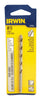 Irwin #9 X 3-5/8 in. L High Speed Steel Wire Gauge Bit Straight Shank 1 pc