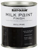 Rust-Oleum Matte Eclipse Water-Based Acrylic Milk Paint 1 qt (Pack of 2).