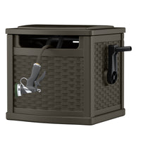 Suncast Slide Trak Brown Resin Retractable Free Standing Hideaway Hose Reel 150 ft. Capacity - Deal of The Week