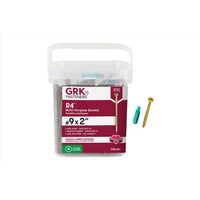 GRK Fasteners R4 No. 9 X 2 in. L Star Coated W-Cut Multi-Purpose Screws 690 pk