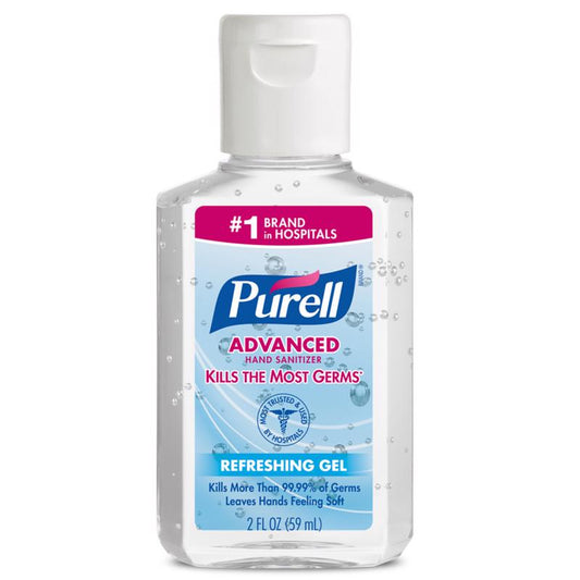 Purell Unscented Gel Hand Sanitizer 2 oz. (Pack of 24)