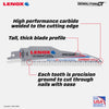 Lenox Demolition CT 9 in. Carbide Tipped Reciprocating Saw Blade 6 TPI 5 pk