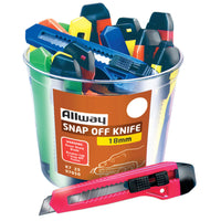 Allway 6-1/4 in. Snap Knife Assorted (Pack of 25)
