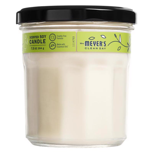 Mrs. Meyer's Clean Day Ivory Lemon Verbena Scent Soy Air Freshener Candle 3.8 in. H x 2.9 in. Dia. (Pack of 6)