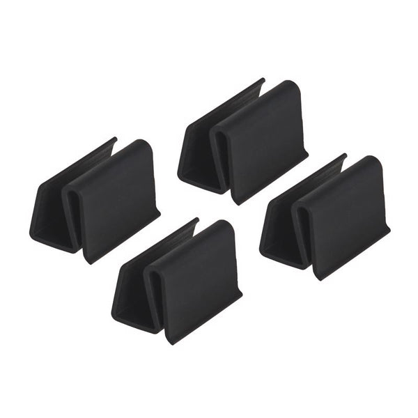 M-D Building Products Black  Vinyl Retainer Clip For 7/16 4 pk (Pack of 10)
