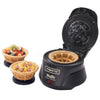 Presto 1 waffle Semi-Gloss Black Plastic Waffle Bowl Maker