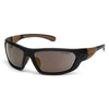 Carhartt Carbondale Anti-Fog Safety Glasses Antique Mirror Lens Black/Tan Frame 1 pc