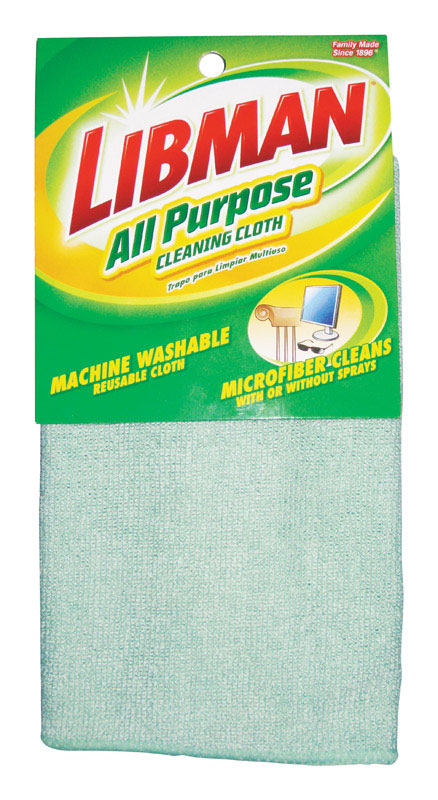 Libman Microfiber Cleaning Cloth 12 in. W x 12 in. L 1 pk (Pack of 12)