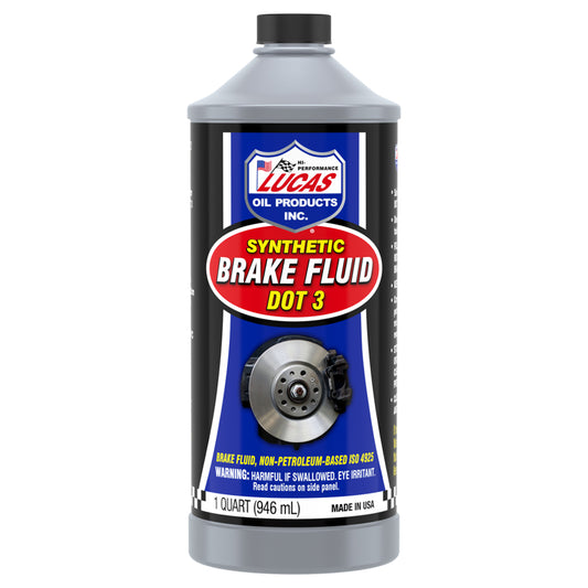 Lucas Oil Products DOT 3 Brake Fluid 1 qt (Pack of 12)