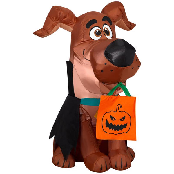 Inflable de Scoob cachorro vampiro con luces preinstaladas de Warner Bros. de 4 ft.