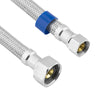 Lasco 3/8 in. Compression X 1/2 in. D FIP 72 in. Braided Stainless Steel Faucet Supply Line