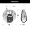 Master Lock Magnum 2-3/4 in. H X 1-13/64 in. W X 2-3/4 in. L Steel Ball Bearing Shrouded Padlock - Deal of The Week