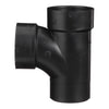 Charlotte Pipe 3 in. Hub X 3 in. D Hub ABS Sanitary Street Tee