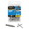 Hillman Power Pro No. 8  x 1-1/4 in. L Star Exterior Wood Screw 45 pk