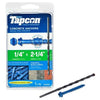 Tapcon 1/4 in. D X 2-1/4 in. L Steel Hex Head Concrete Screw Anchor