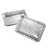 Weber Large Aluminum Drip Pans 10-Pack, 9" x 13" x 2" Disposable for Grilling & Indirect Cooking