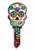 Lucky Line Key Shapes Sugar Skull House Key Blank Double sided For Kwikset KW1/11 (Pack of 5)