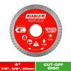 Diablo 4 in. D X 7/8 in. Diamond Masonry Cut-Off Disc 1 pk