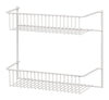 ClosetMaid 12.5 in. L X 5 in. W X 10.5 in. H White Wire Wall Rack