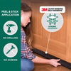 M-D Building Products CINCH Silver Aluminum/Vinyl Weatherstrip For Doors 36 in. L X 2 in.