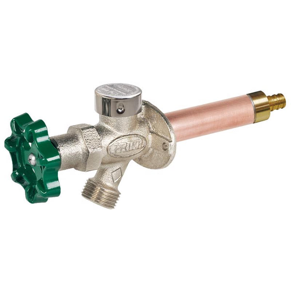 Prier 1/2 in. Crimp PEX in. Anti-Siphon Brass Freezeless Wall Hydrant - Open Box