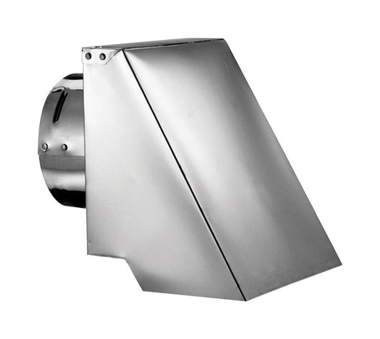 DuraVent 4 in. Dia. Aluminum/Galvanized Steel Stove Vent Horizontal Termination Cap (Pack of 2)