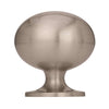 Amerock Allison Oval Cabinet Knob 1-3/8 in. Dia. 1-3/8 in. Satin Nickel 1 pk (Pack of 25)