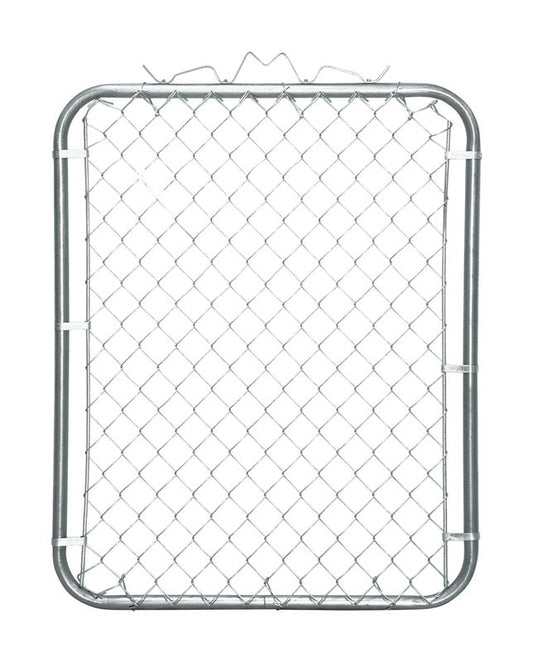 Midwest Air 46 in. H X 35 in. L Galvanized Steel Chain Link Walk Gate Silver