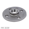 BK Products 1/2 in. FPT Black Malleable Iron Floor Flange (Pack of 5)