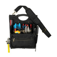 CLC 4 in. W X 15.25 in. H Polyester Electrician's Pouch 21 pocket Black/Tan 1 pc