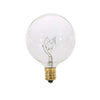 Summer Nights Incandescent G14 Globe Clear/Warm White 25 ct Replacement Christmas Light Bulbs