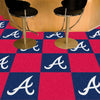 MLB - Atlanta Braves Team Carpet Tiles - 45 Sq Ft.