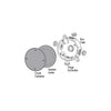 Sigma Electric Round Plastic 4.29 in. H X 4.29 in. W Flat Box Cover