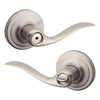 Kwikset Tustin Satin Nickel Privacy Lockset 1-3/4 in.