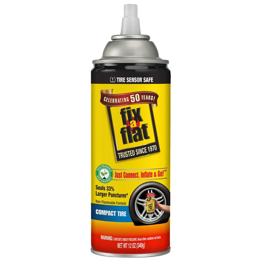 Fix-A-Flat Compact Tire Inflator and Sealer 12 oz.