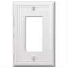 Amerelle 1 gang Stamped Steel Rocker Wall Plate 1 pk