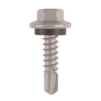 Teks Elite No. 12 X 1-1/2 in. L Hex Drive Hex Washer Head Roofing Screws 75 pk