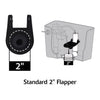 Korky Toilet Flapper Black Rubber For Universal 2 in.