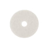 3M 20 in. Dia. Non-Woven Natural/Polyester Fiber Floor Polishing Pad White (Pack of 5)