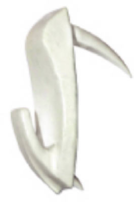 Hillman WallBiter Brass-Plated Small Picture Hook 45 lb. 4 pk (Pack of 10)
