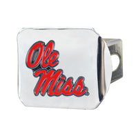 University of Mississippi (Ole Miss) Hitch Cover - 3D Color Emblem