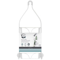 Zenna Home 21 in. H X 8.8 in. W X 4 in. L White Shower Caddy